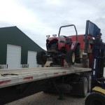 Walt's Tractor - Loading a tractor with a forklift