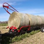 Walt's Tractor - Hay Bales on Farm King equipment