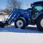 Walt's Tractor - LS Tractor in the snow